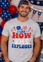 July 4th Couples She Explodes Glasses Option-ADULT