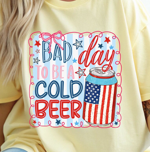 Bad Day to be a Cold Beer Bow-ADULT