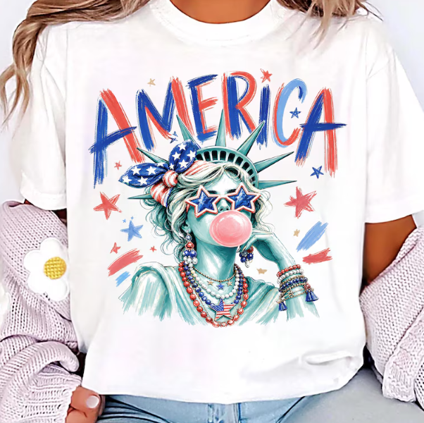 July 4th America Sassy Lady Liberty Bubble-ADULT