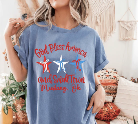 God Bless America Custom Small Town Bow-ADULT