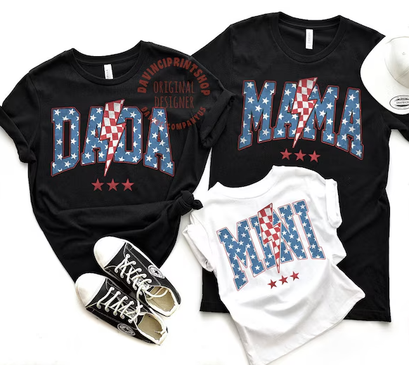 Mama Mini Patriotic Bolt Mommy and Me-TODDLER