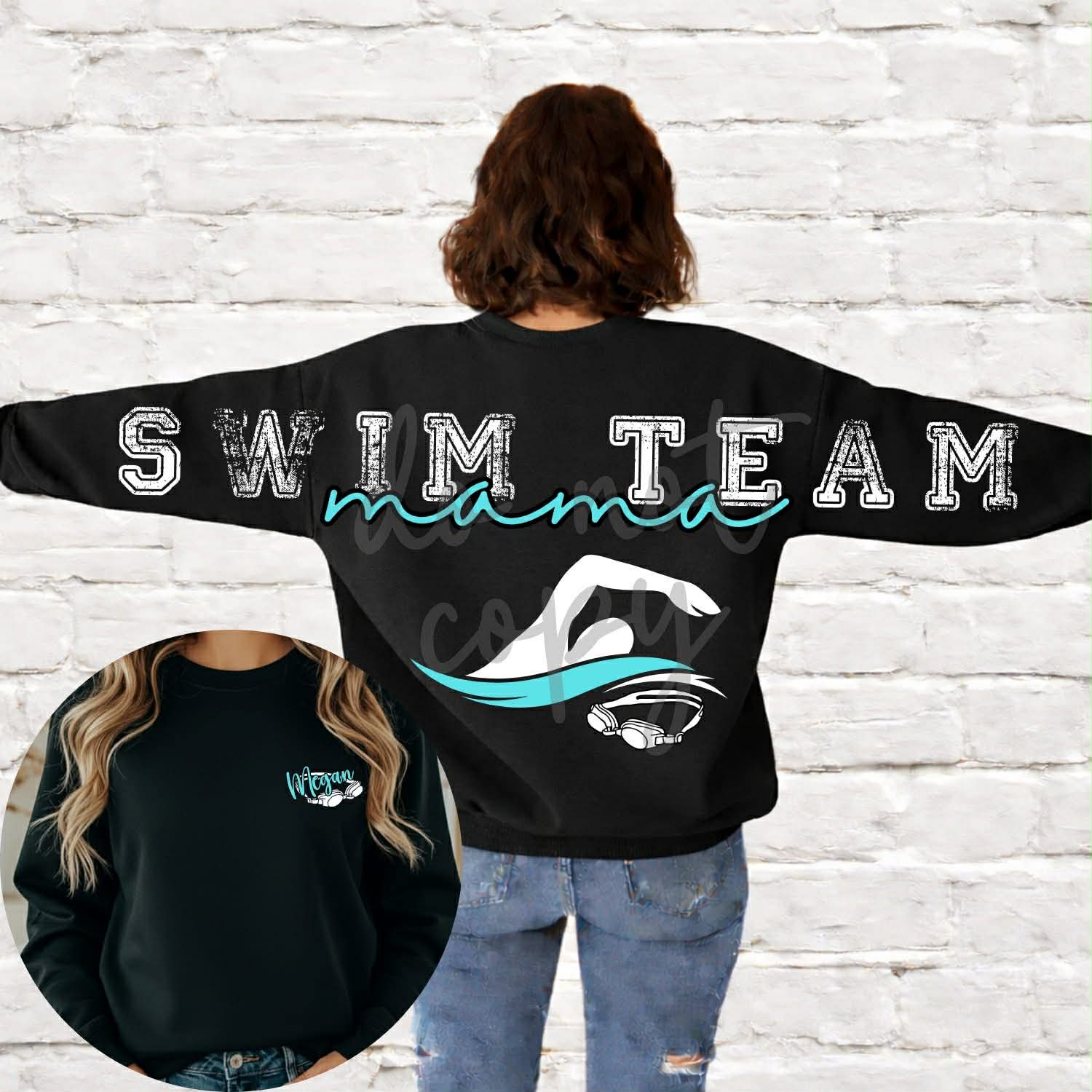 Swim Mama Full Back Custom -ADULT