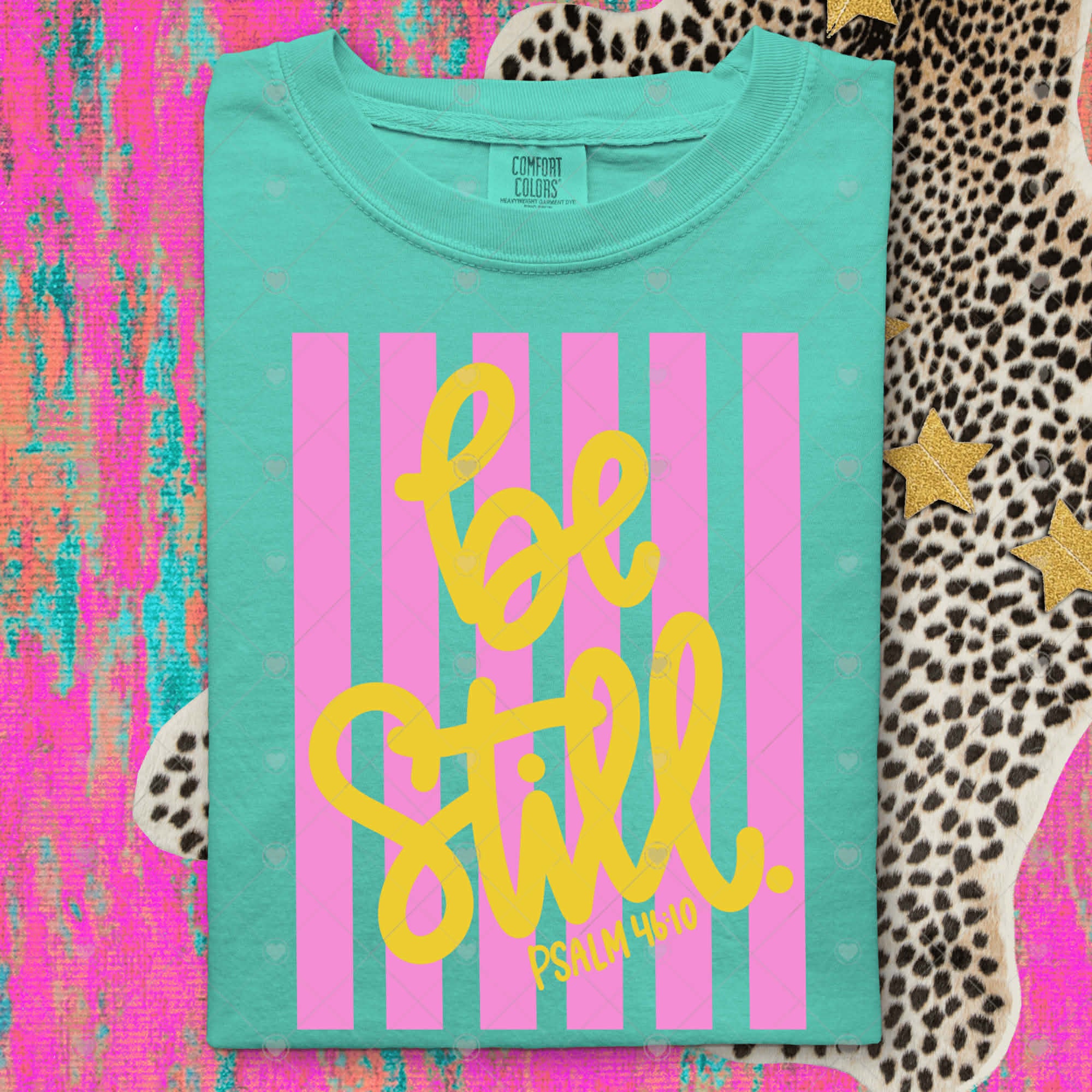 Be Still Psalm Stripe Easter-ADULT