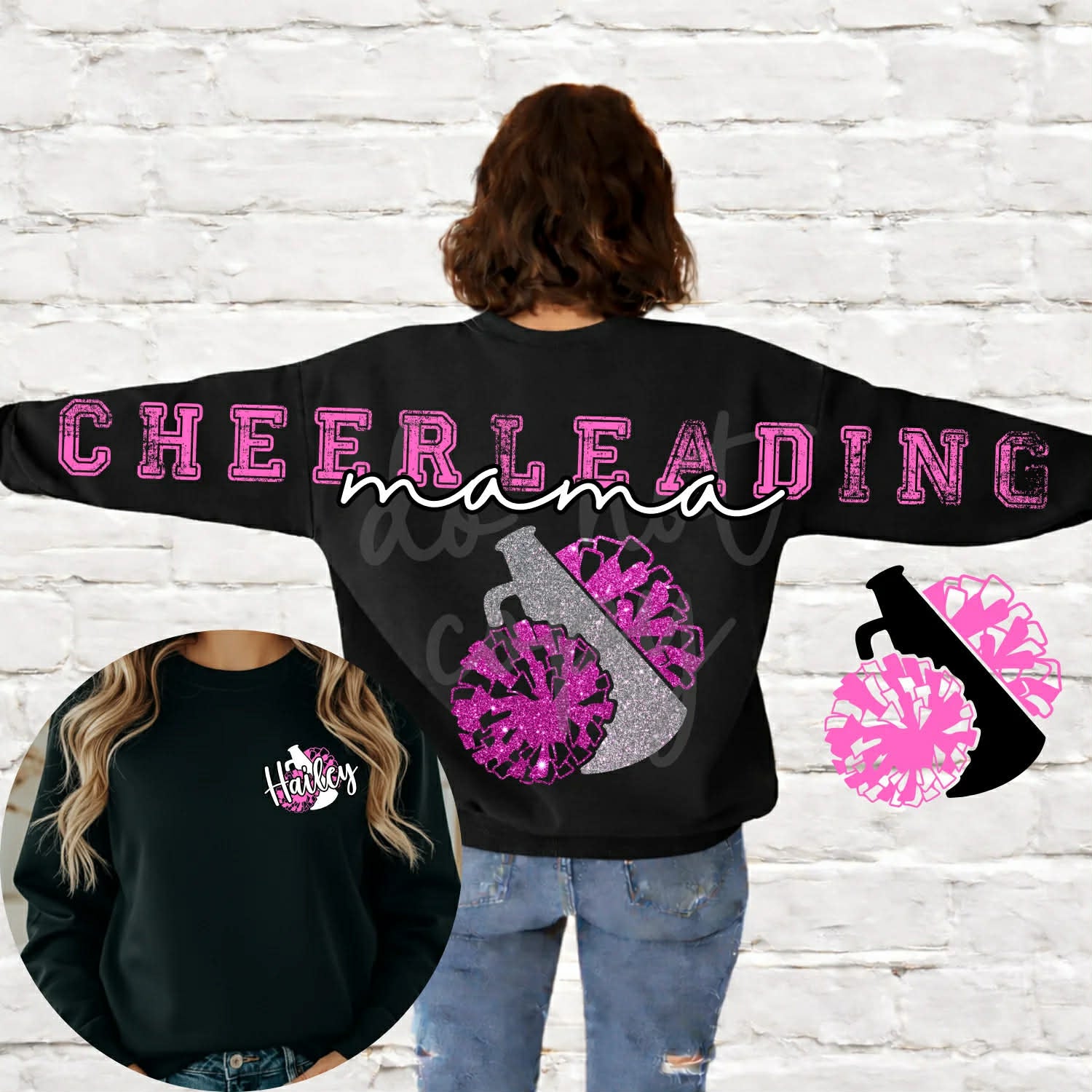 Cheerleading Mama Full Back Custom -ADULT