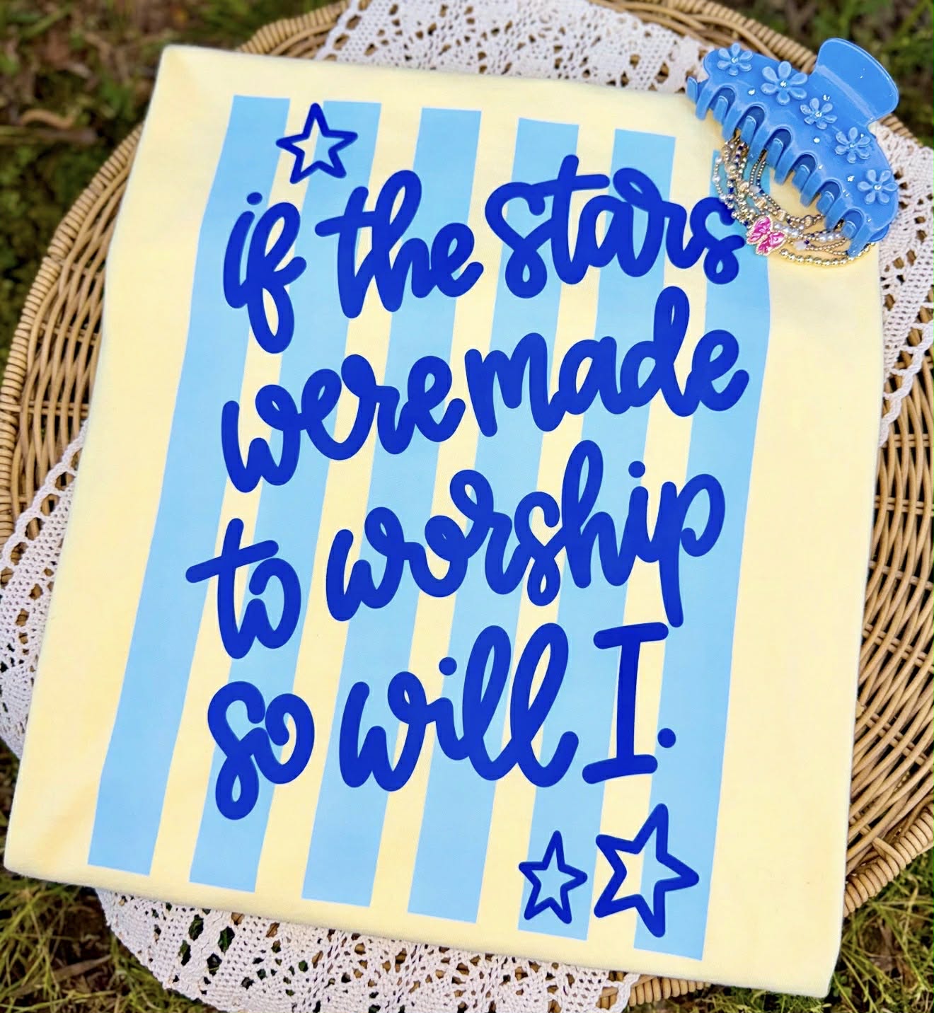 Stars Worship Stripe Easter-ADULT