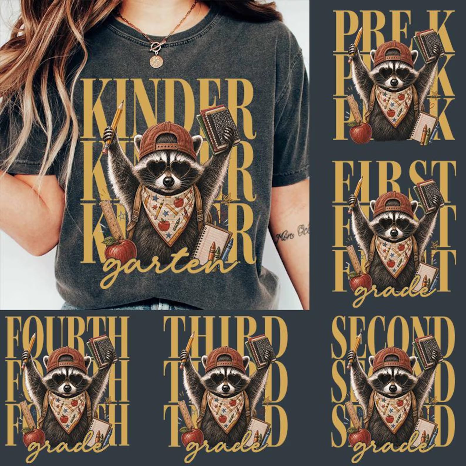 PreK through Fourth Grade Raccoon-ADULT