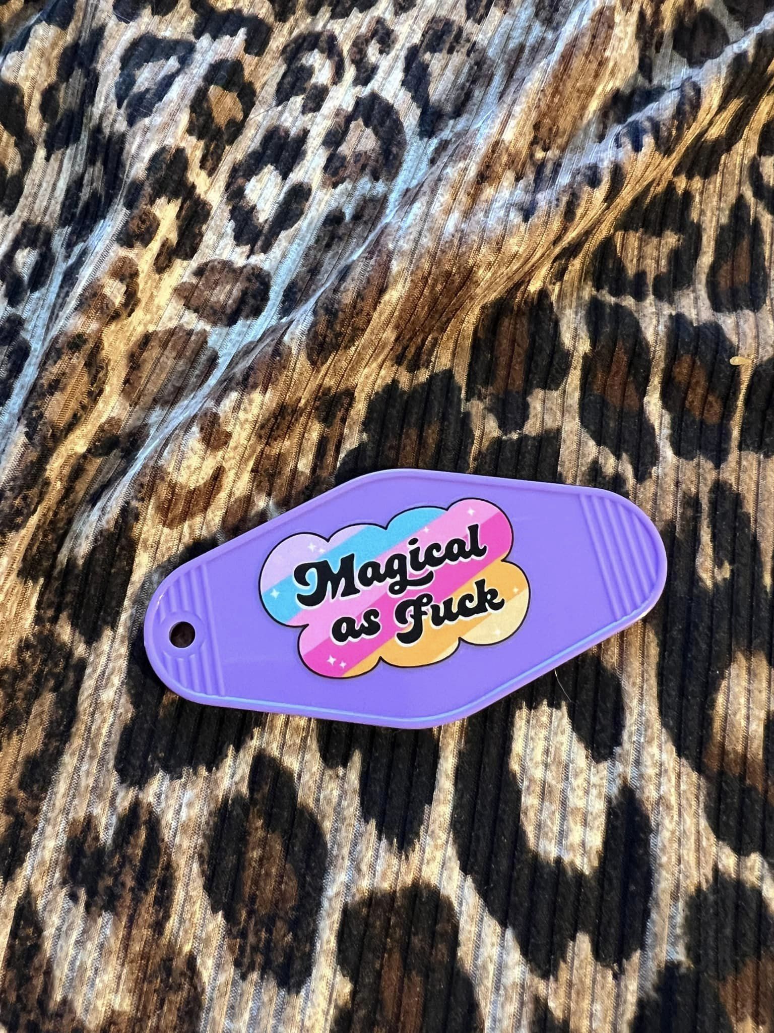 Magical AF Hotel Keychain