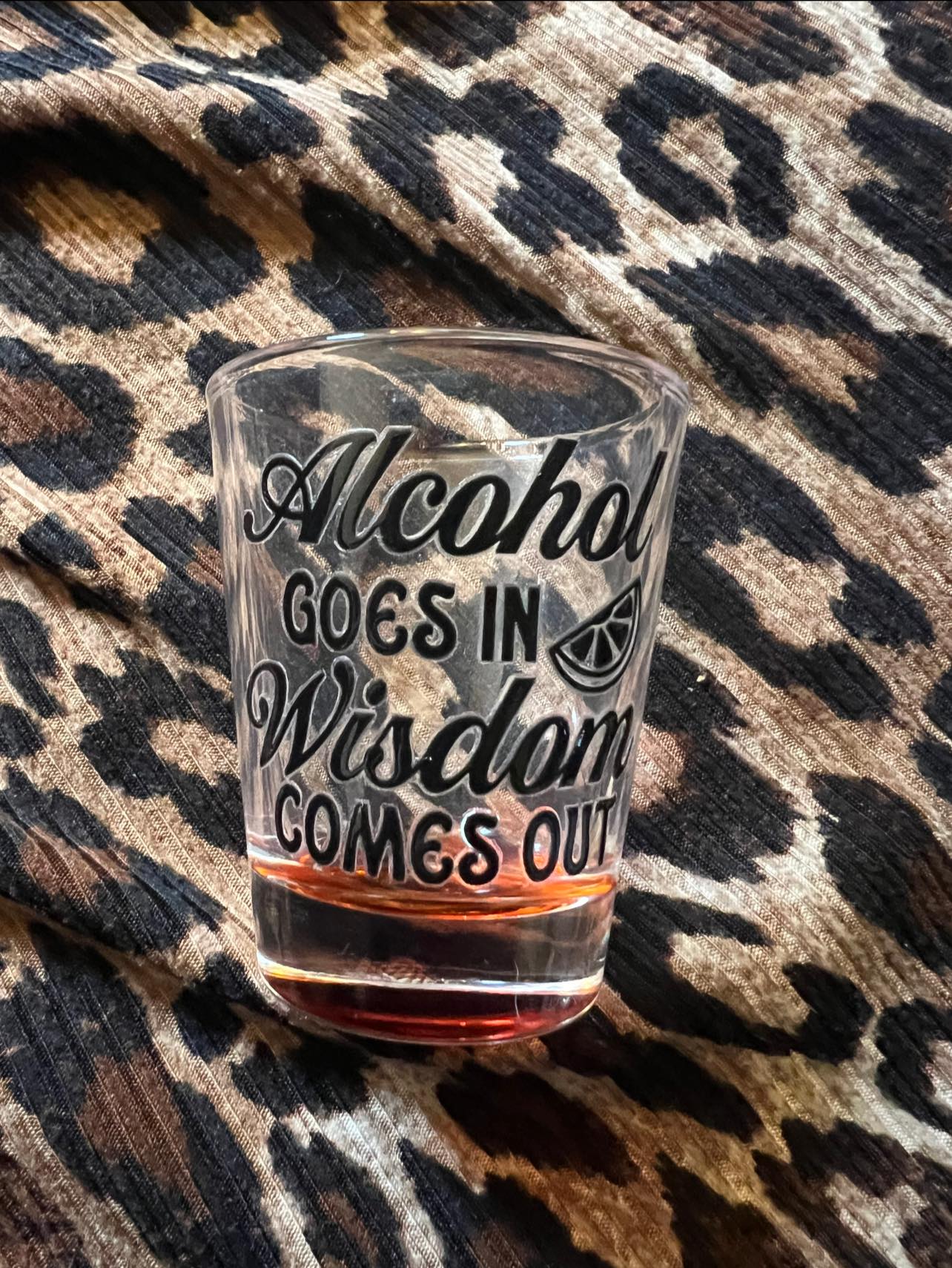 Wisdom Shot Glass