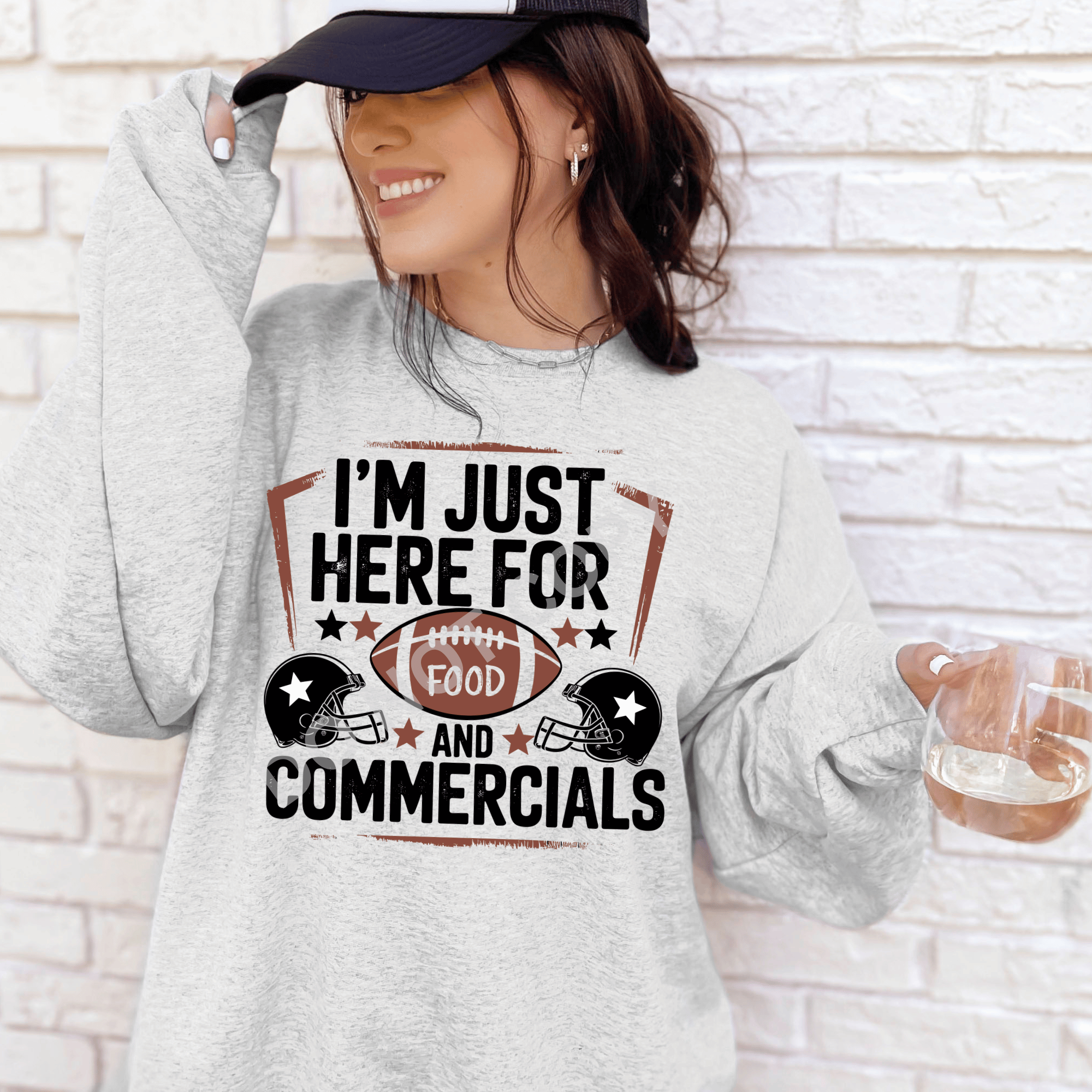 SB Food and Commercials Football- ADULT